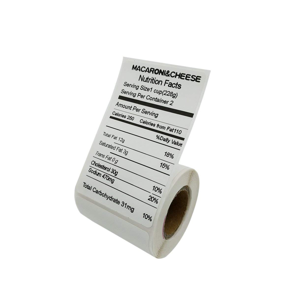 Lot De 5 Rouleaux Papier Thermique NETUM 50x25mm - Étiquettes Autocollantes Code-Barres Multi-Usages Pour Imprimante Thermique