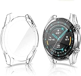 For Smart Watch Honor Magic 2 GT2 46 MM full Gelatin screen Protecor Front and back and side - Clear