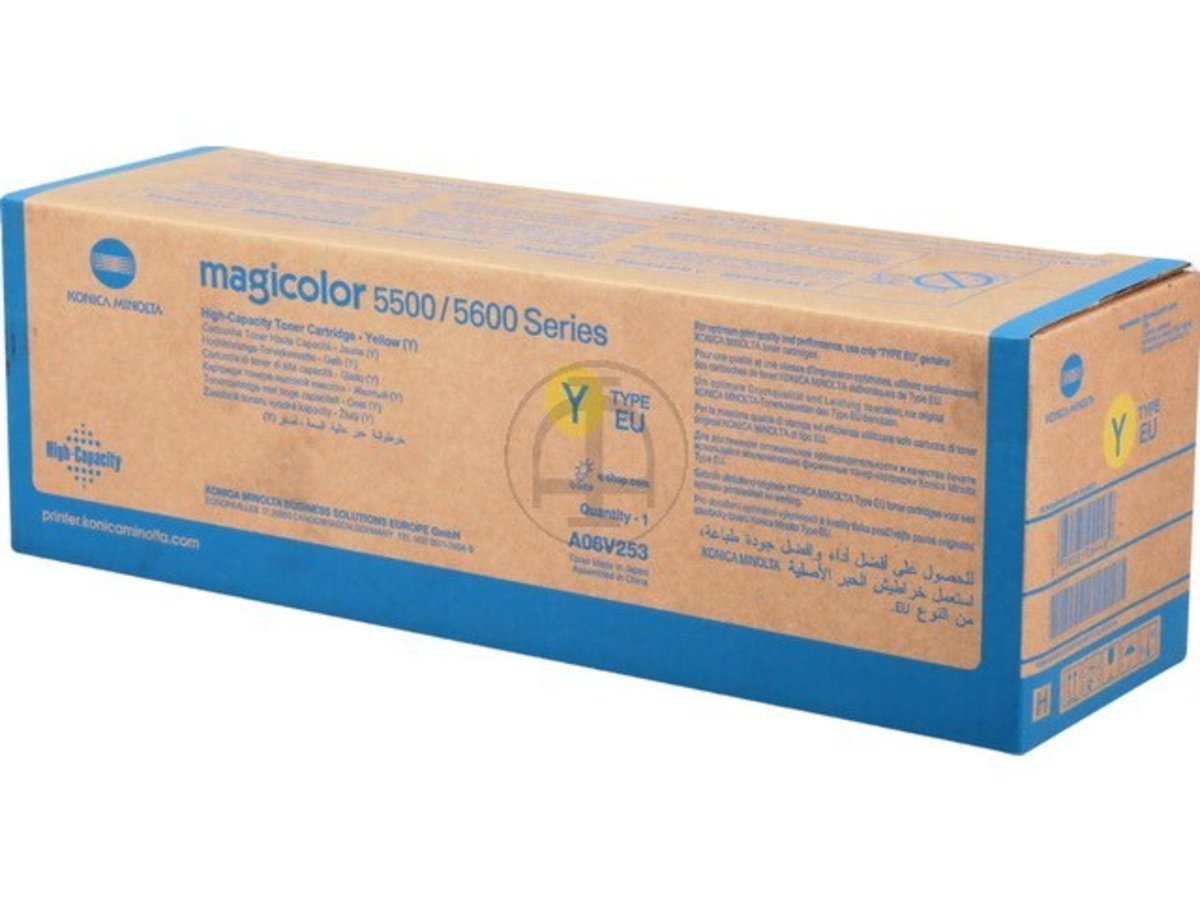Toner yellow Konica Minolta Magicolor 5670 D d'origine pour 12000 pages