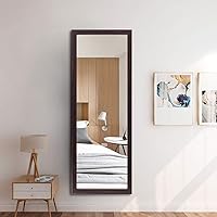 Vista 129 de NeuType Espejo arqueado de longitud completa, 71 x 32 pulgadas, espejo grande de cuerpo completo con marco de metal de aluminio, protección contra