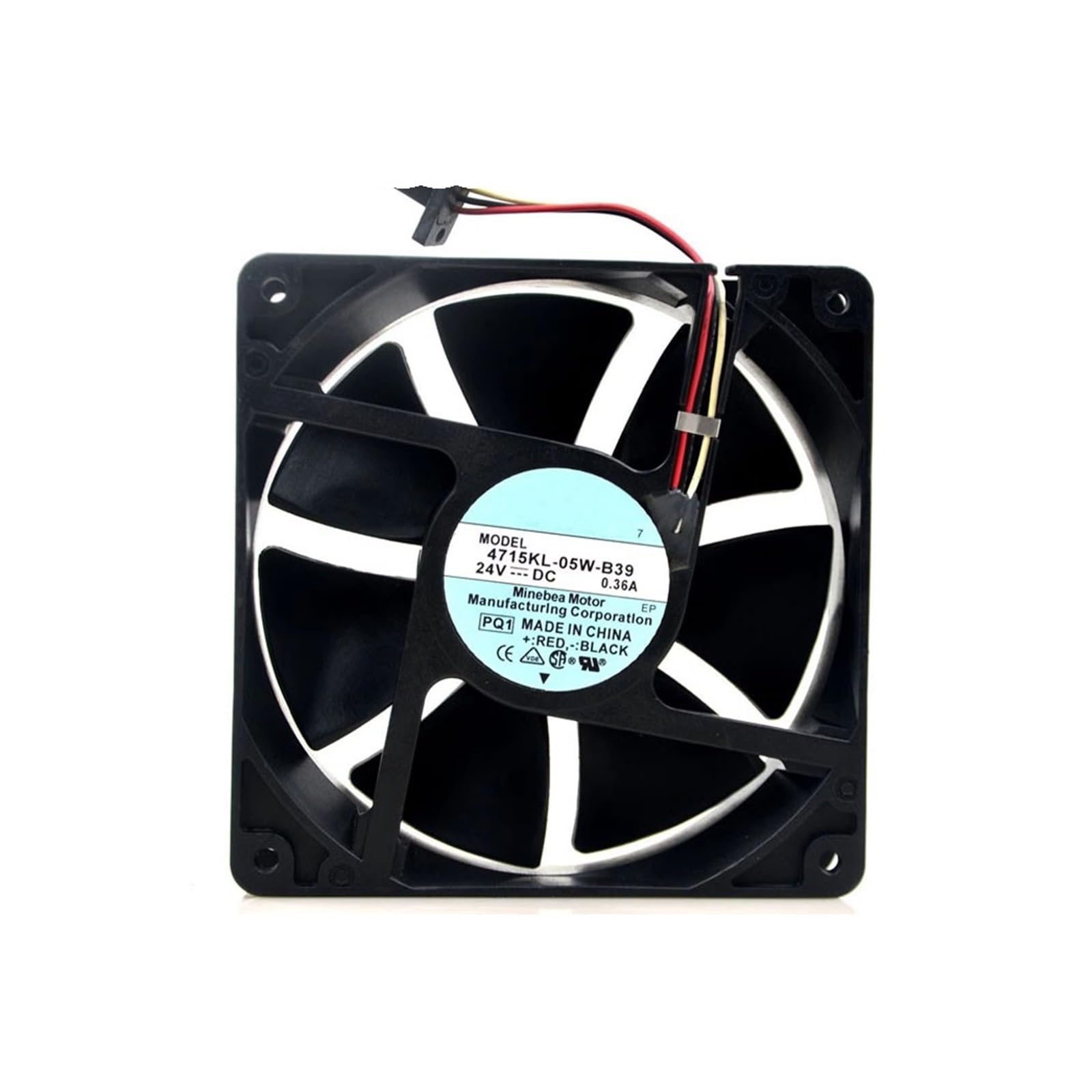 YLPWKMVZ Cooling Fan 4715KL-05W-B39 control fan 120 * 120 * 38mm 0.36A 24VDC