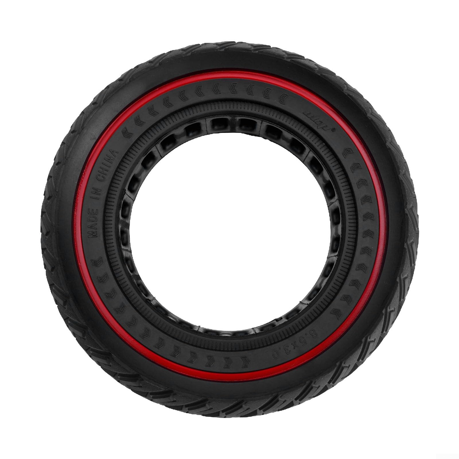 Pneu solide 8,5 x 3,0 pour Zero 8/9, pour Vsett 8/9 Pro, pour Kugoo, X1 scooter électrique, roue en caoutchouc anti-crevaison, noir