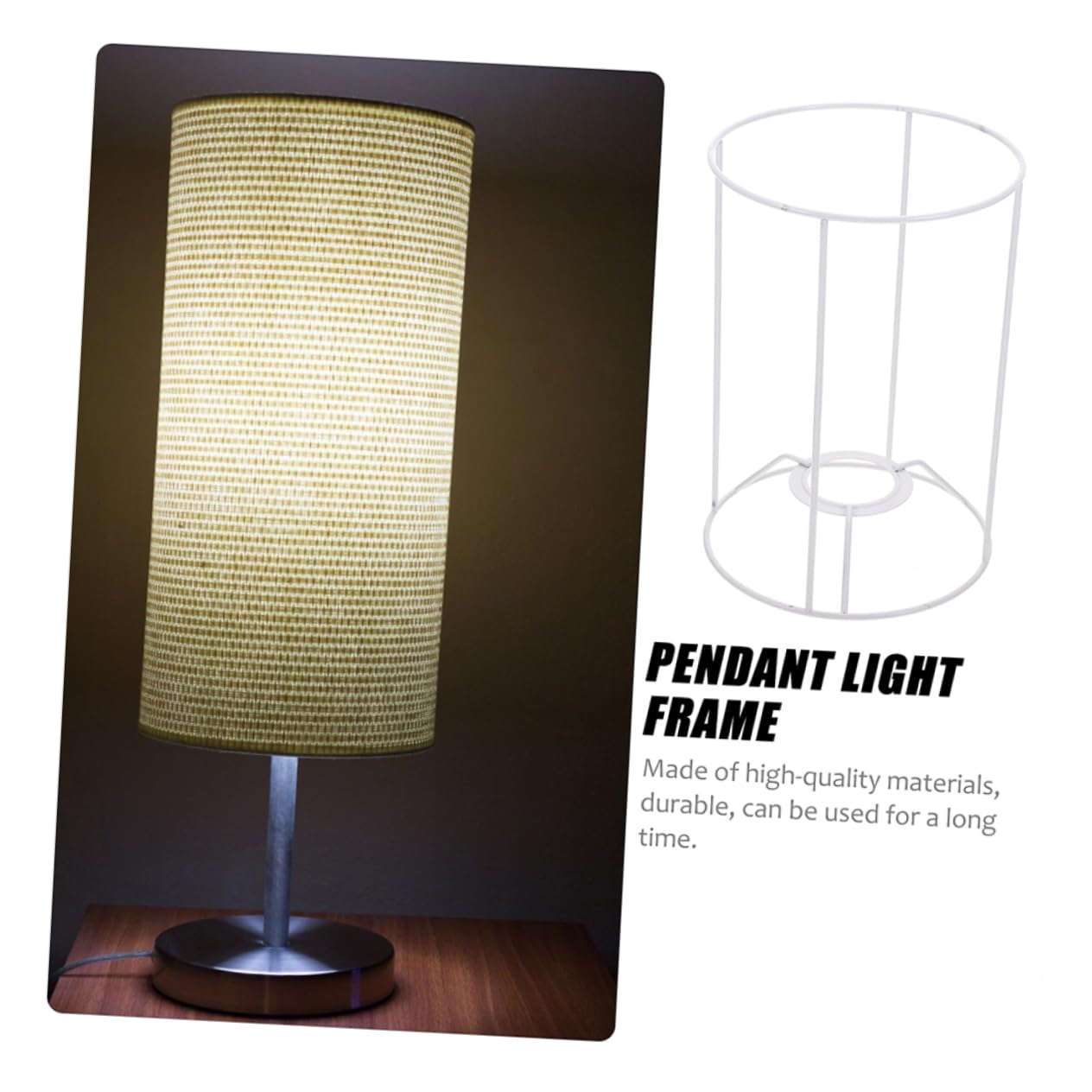 Abat-Jour Noir Motif Arbres Pour Lampe De Table Ou Lampadaire - Design Élégant