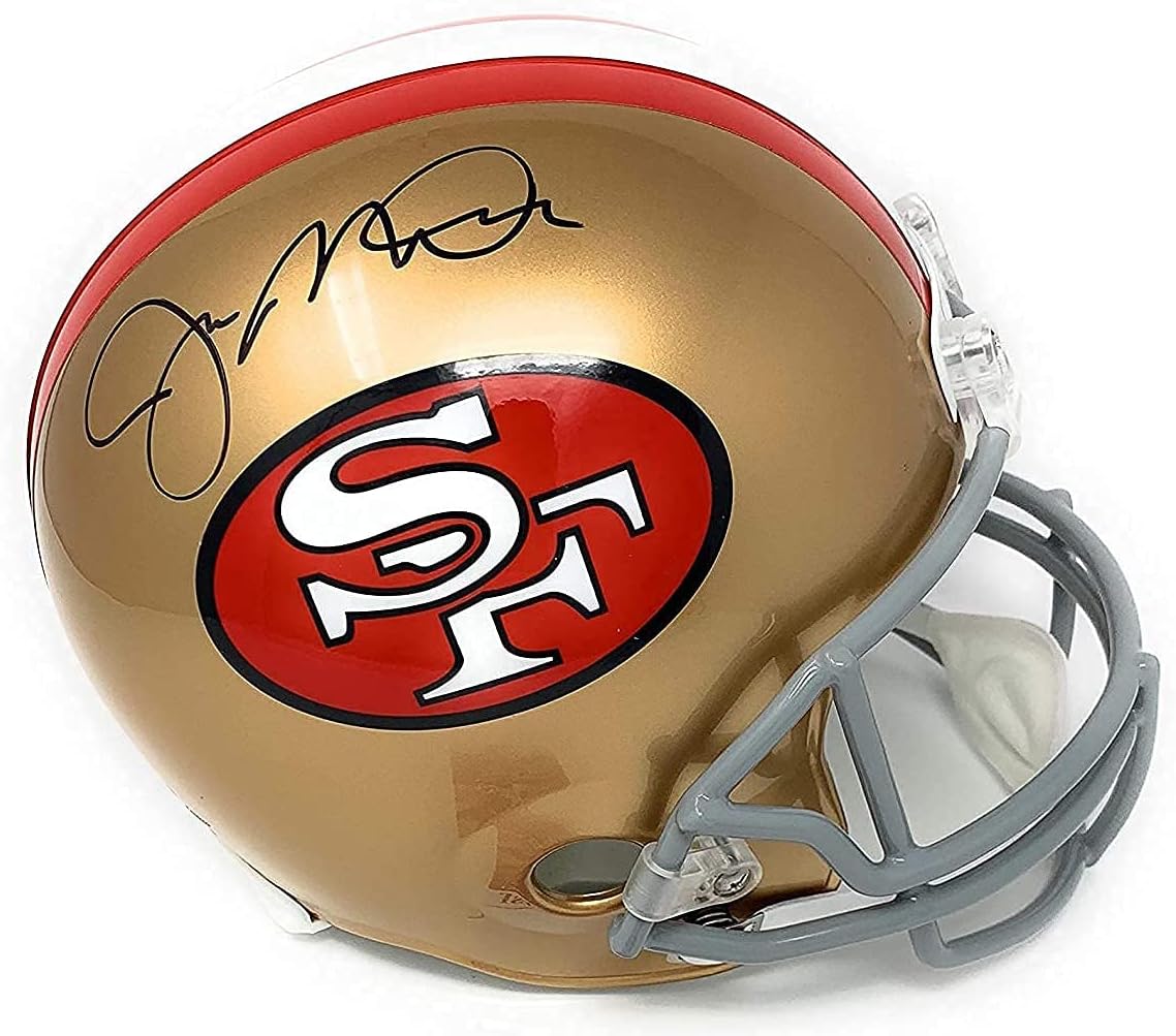 Joe Montana San Francisco 49ers Signed Autograph Full Size Helmet Tristar Authentic Certified : Collectibles & Fine Art