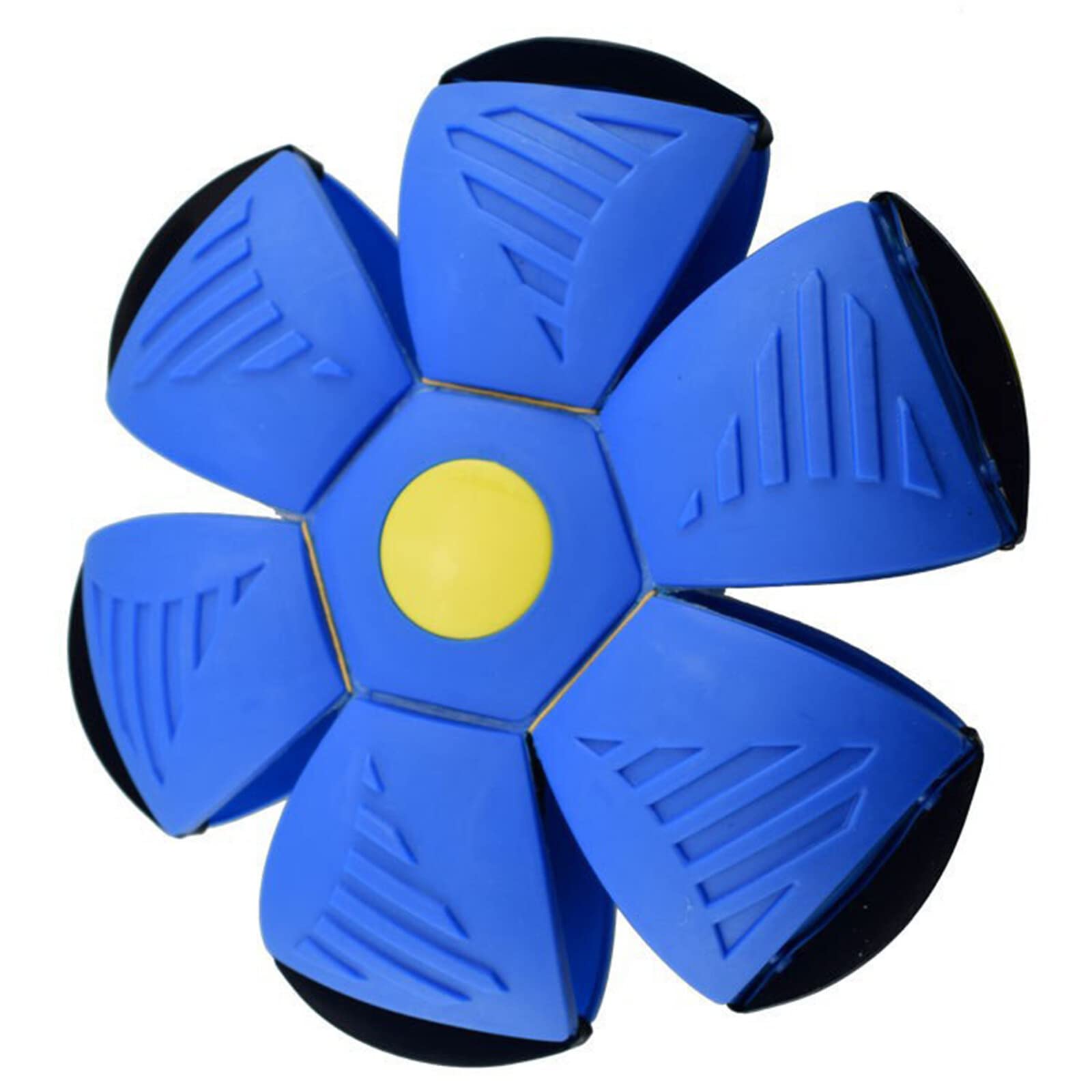 FAMKIT Pelota de platillo de Juguete para Mascotas, Juguete para Perros, Bola mágica OVNI, Bola de platillo para Mascotas con Luces Coloridas, Bola de Disco