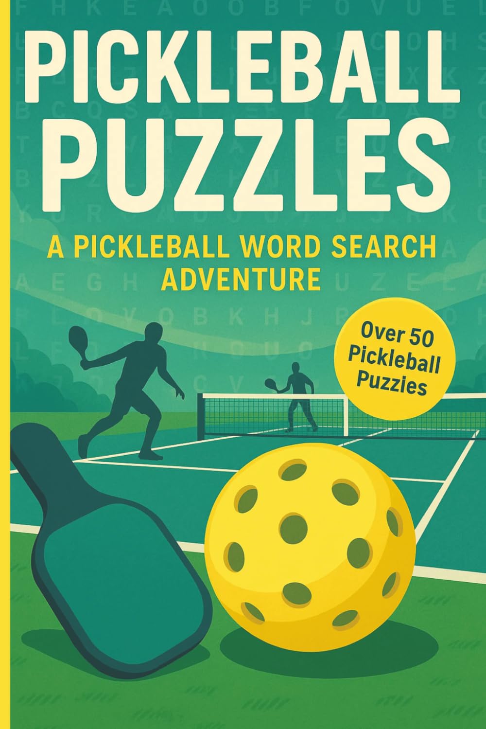 Pickleball Word Search: A Puzzle Book about Paddles, Rules, Strategy and More