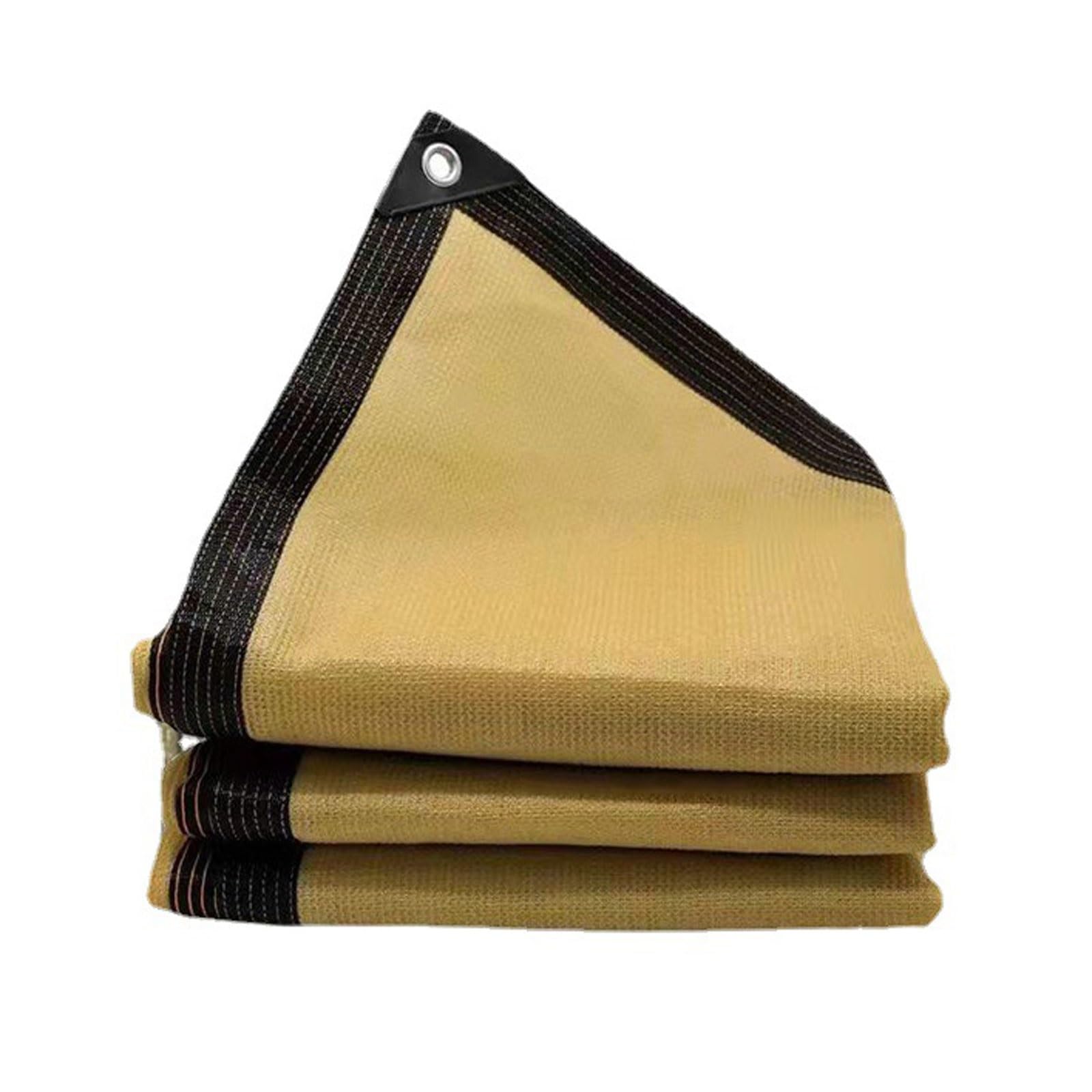 Toile Ombrage Exterieur 90% Voile Pergola 5x10m Maille Protection Solaire avec Œillets