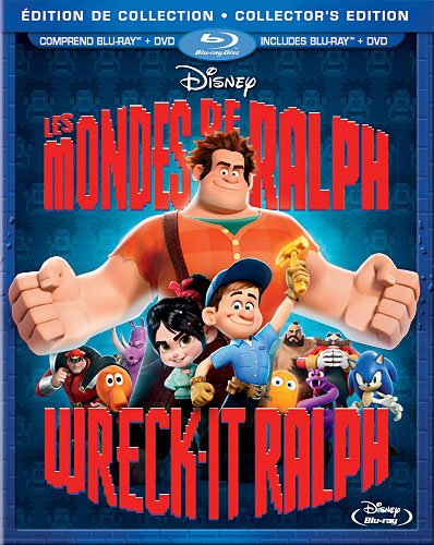 Les Mondes de Ralph / Wreck-It Ralph (Bilingual) [Blu-ray + DVD] [Blu-ray]