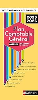 Plan comptable g&eacute;n&eacute;ral 2025/2026 - PCG autoris&eacute; aux examens et concours - Liste int&eacute;grale des comptes