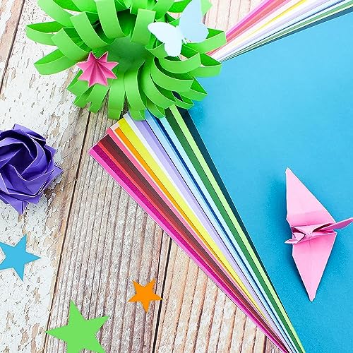100 Blatt - 120g Tonpapier A4 Bunt, Bastelpapier Buntes Papier Druckerpapier Kopierpapier, Origami Papier - 25 Farben