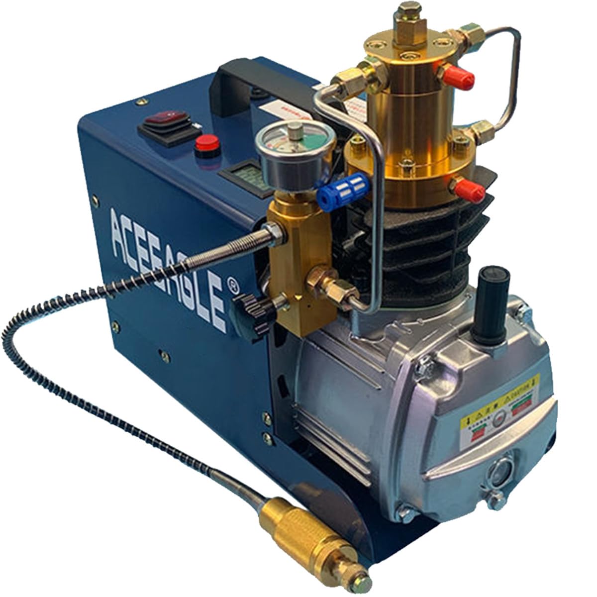 TAHALI Compresor de AIRE PCP de 1800W, 30Mpa, 300Bar, 4500Psi, compresor de AIRE de Alta presión, Pistola de AIRE PCP, Bomba sumergible de 220V