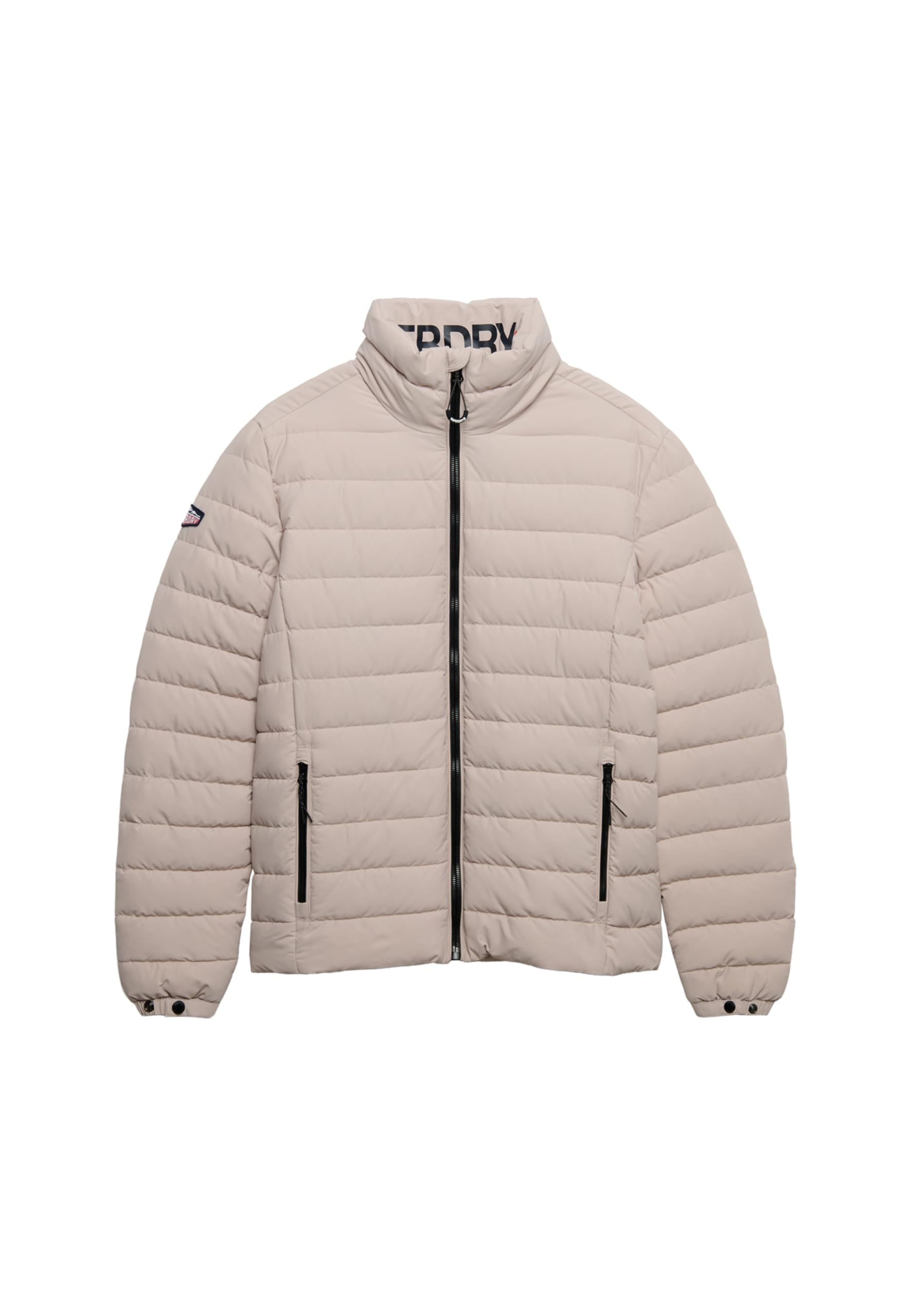 Superdry Men's Chateau Grey Fuji Print Padded Jacket Anorak, S For S