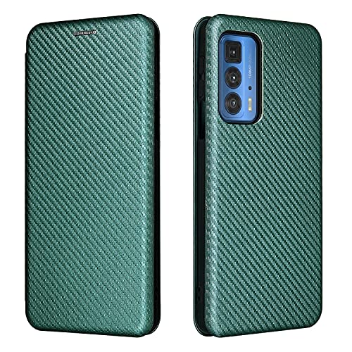 CHENGDE Capas protetoras para smartphone flip para Motorola Edge 20 Pro, capa híbrida de fibra de ca