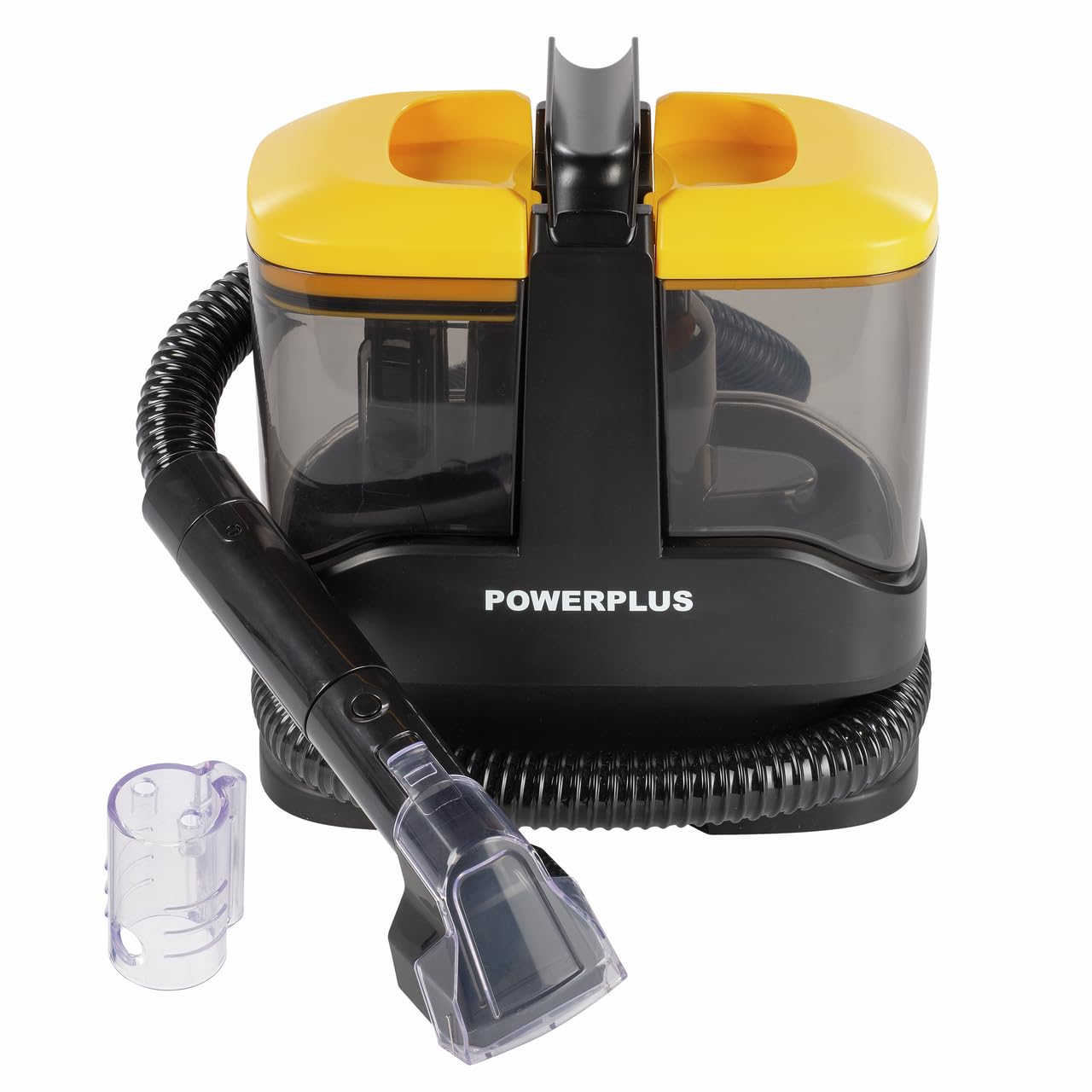 Powerplus Quitamanchas POWX3275-450 W, agua limpia de 1 L y agua sucia de 0.5 L