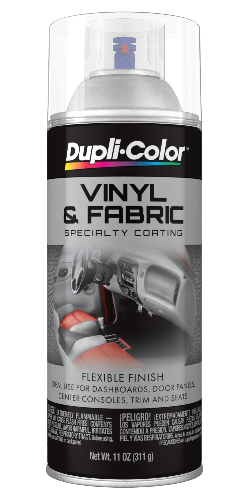 Dupli-Color Vinyl &amp; Fabric Spray, Clear, 11 oz