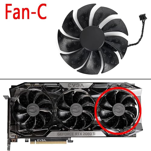 Pld09220S12H Graphics Card Fan For Evga Rtx 2070 Super 2080 Ti Ftw3 Ultra Cooling Fan (Fan-Full Set) #TOP5