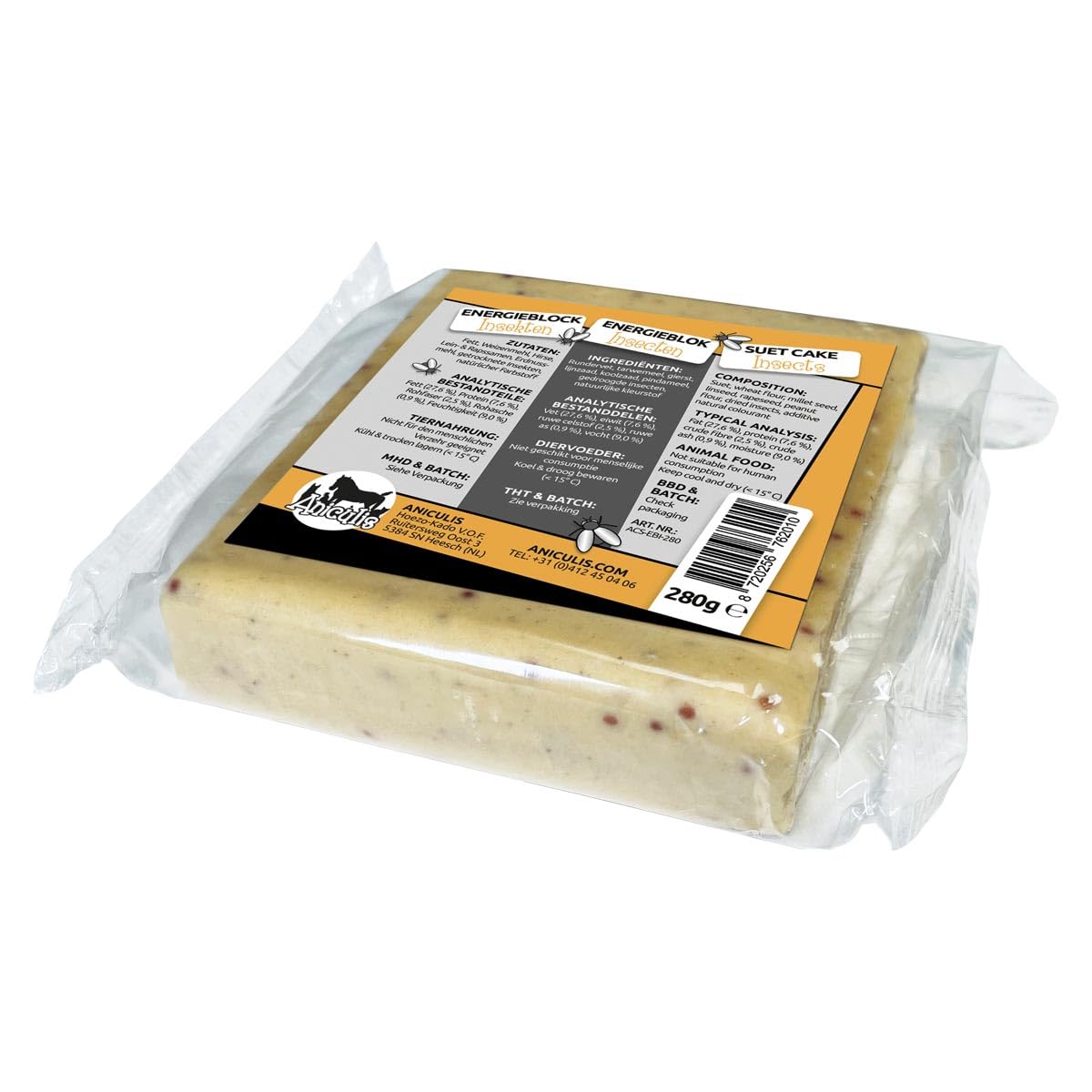 Energieblock mit Insekten, Vogelfutter, Premium-Qualität für Gartenvögel - MultiPack XL (24 x 280g)