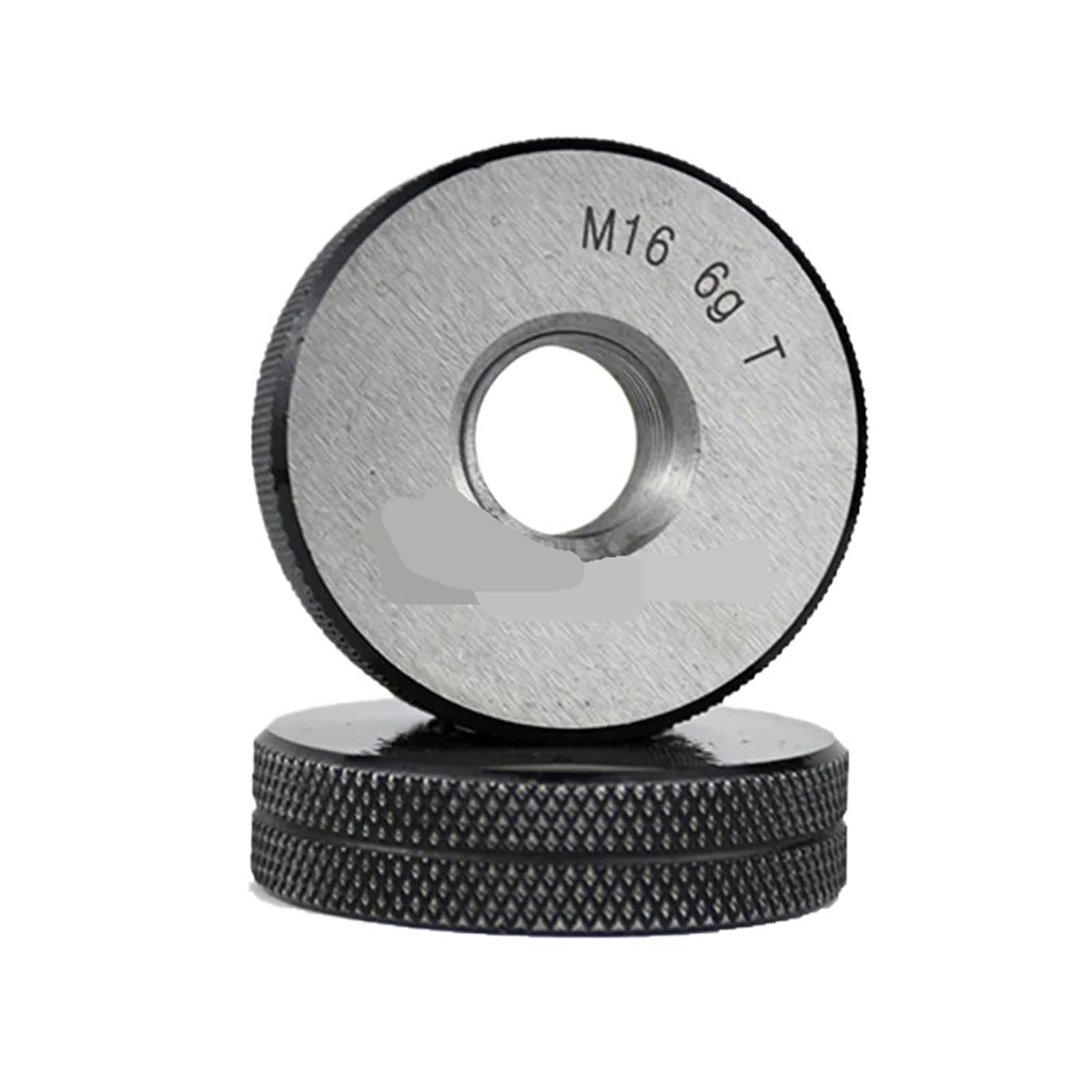 Medidor de anillo de rosca M2-M30 GO NO GO Métrico 6g, 2 uds. Medidor de tornillo externo(M10x1.25)