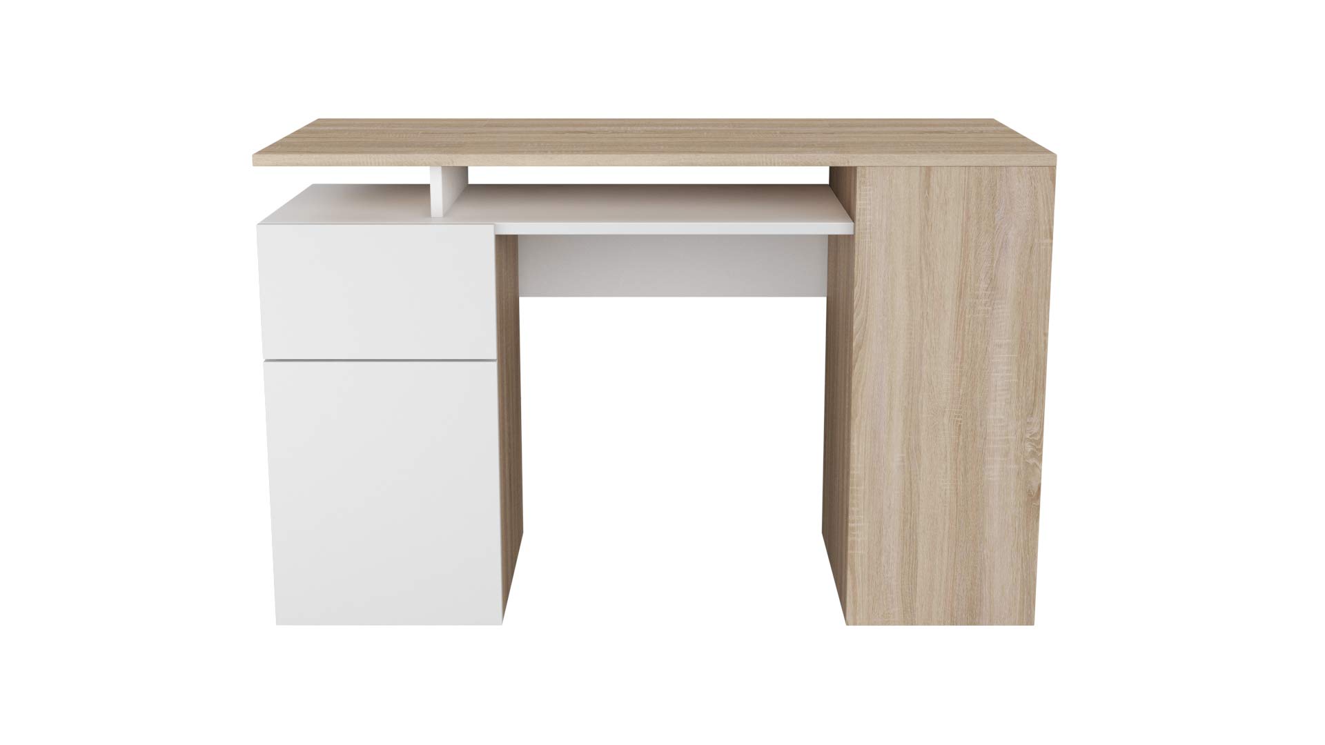 Roomsmart Tredo White Office Home Modern Writing Computer Corner Desk (incomplete, box 2 of 2 only)