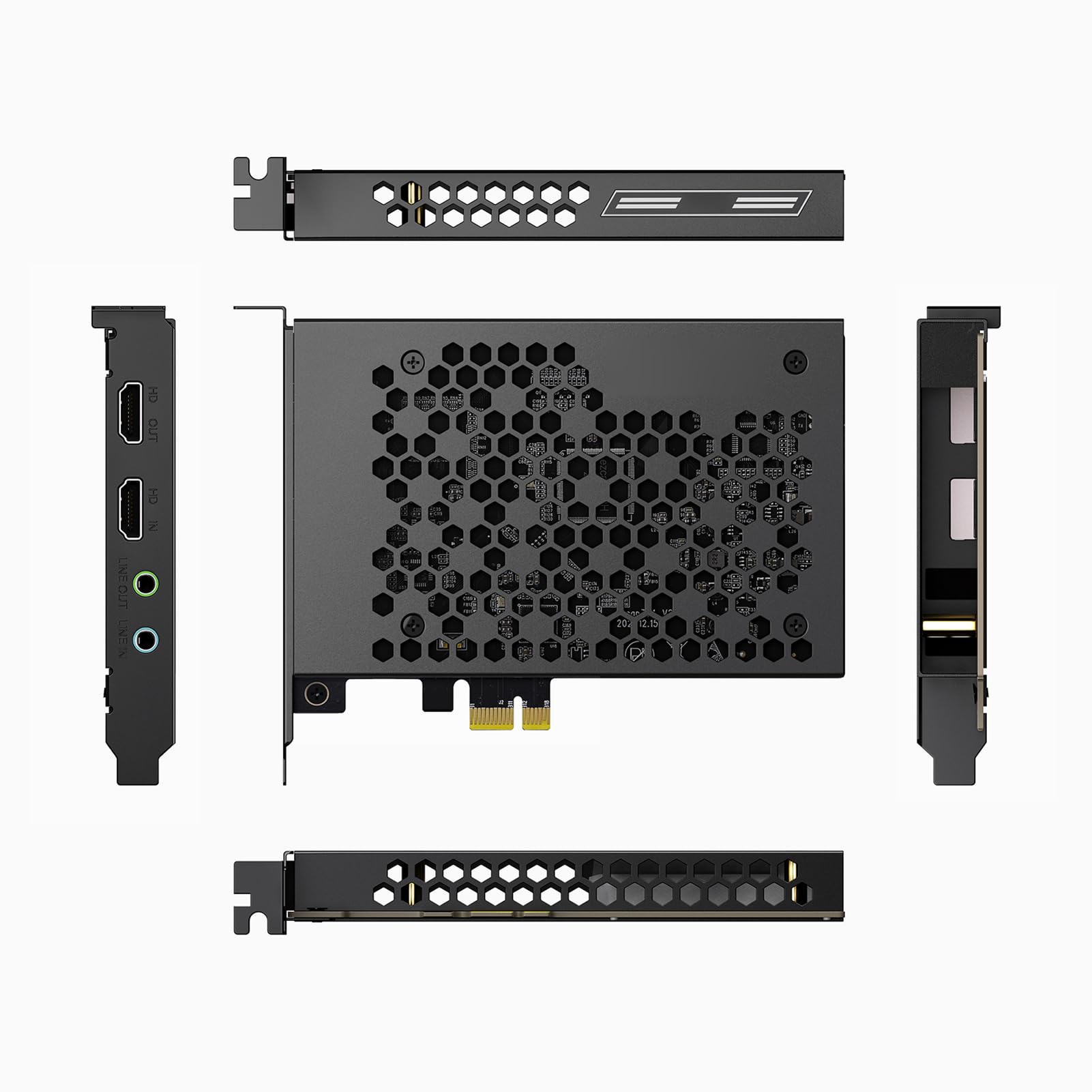 Tarjeta de Captura de Vídeo PCIe 4K, 1080p120, Alto Rango Dinámico