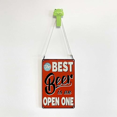 Miniatura 7 de Letrero de metal con texto en inglés "The Best Is An Open" para garaje, hogar, bar, decoración de pared (234)