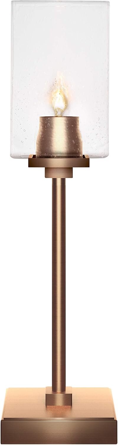 Toltec Lighting Luna 1 Light Table Lamp in Graphite (54-GP-637)