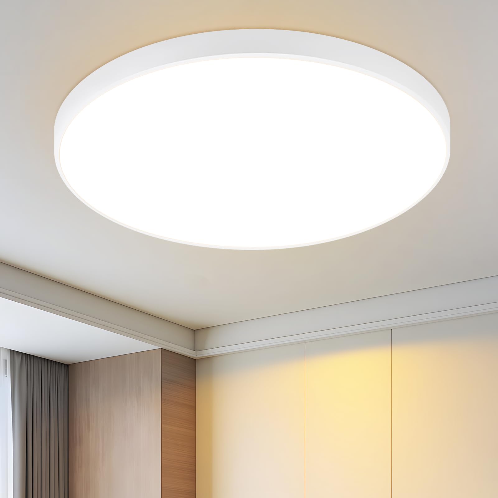 Laittiin Deckenlampe LED Deckenleuchte Flach - 18CM