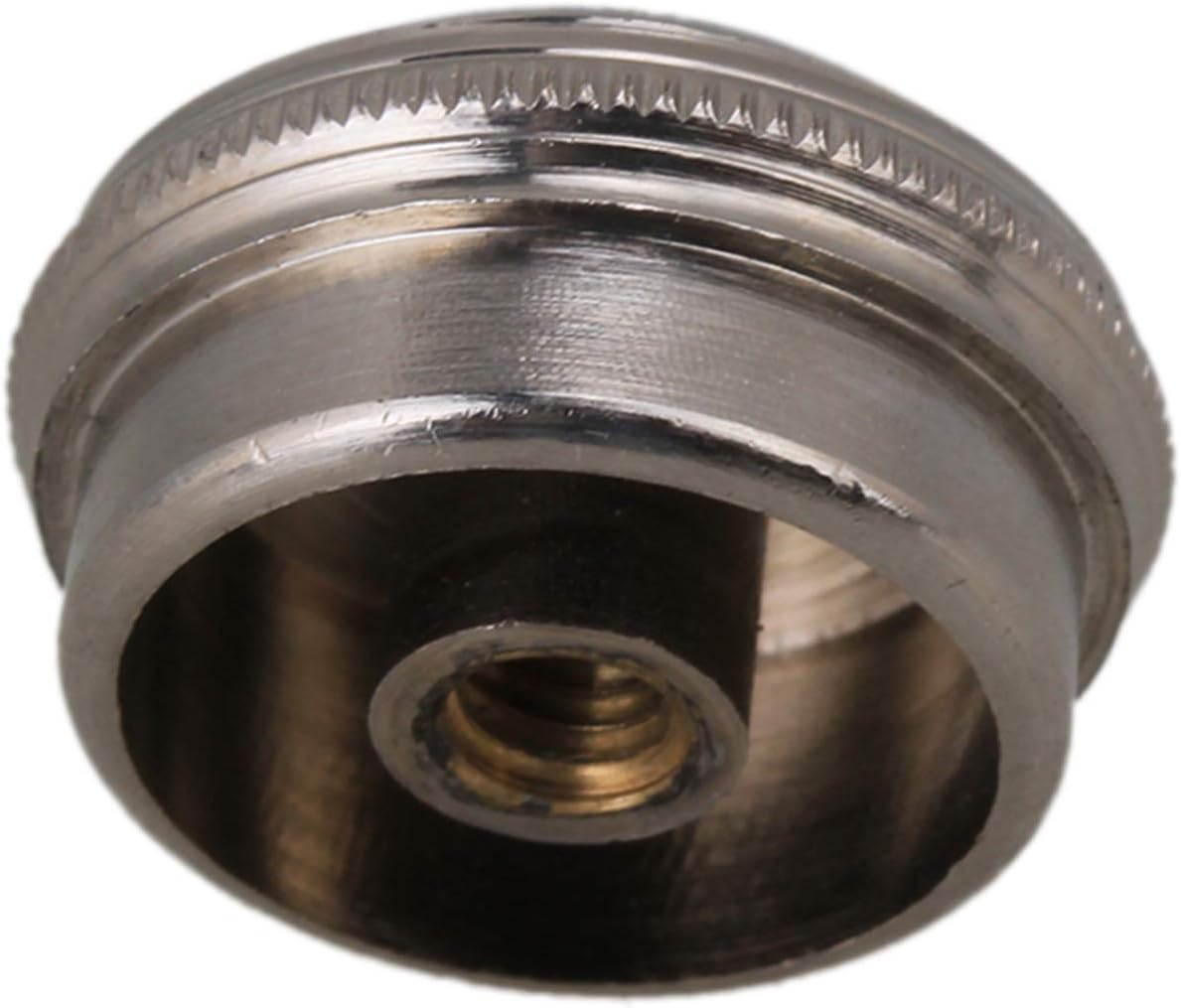 Nickel Plated Brass Silver Head Crown Headjoint Screw Cap Flute Replacement Part : Musical Instruments