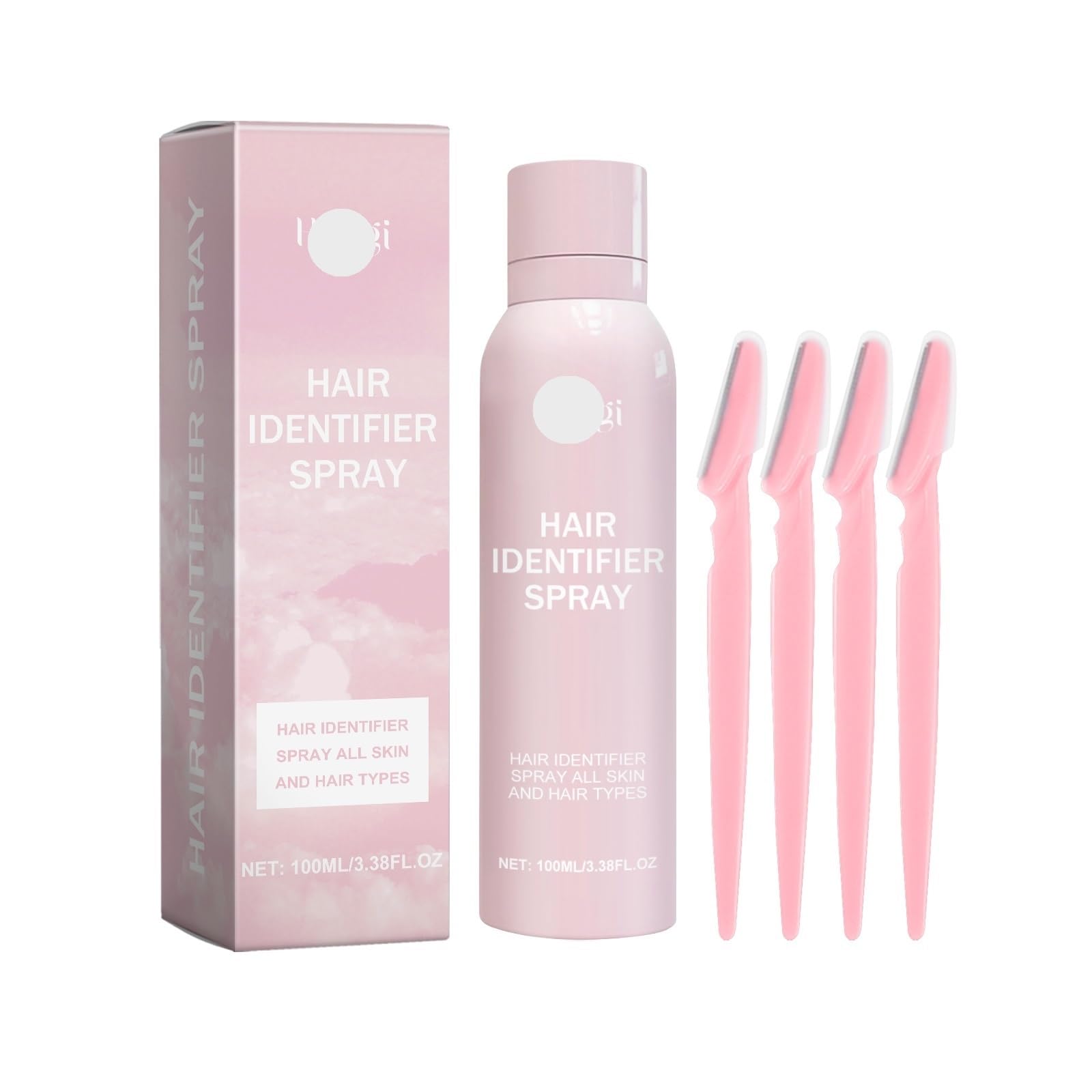 Spray de reconnaissance des poils visage doux et apaisant convergent 2PCS