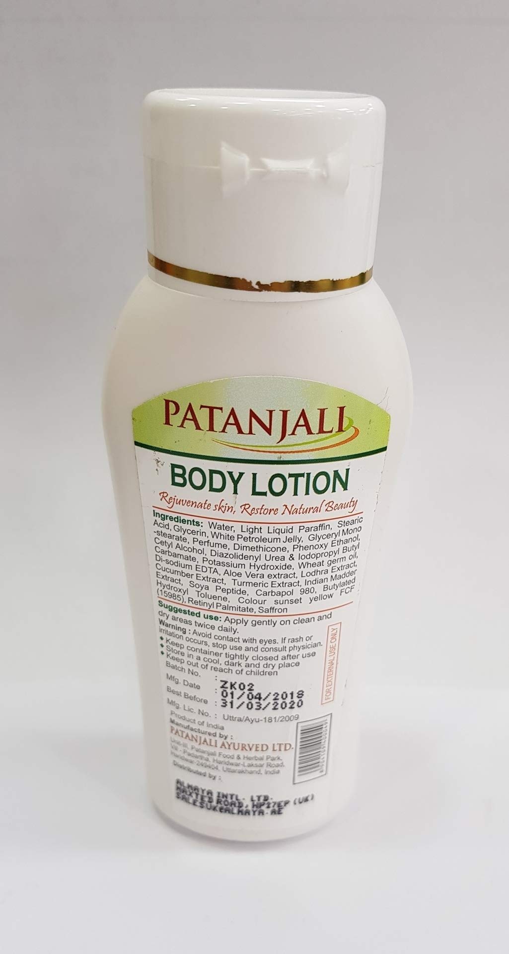 Buy Patanjali Tejus Body Lotion, 100ml Online at Low Prices in