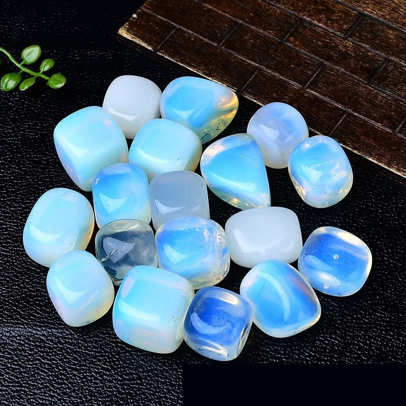 Naturalne surowe kryształy luzem Naturalny kryształ opal, toczące się ozdoby kamienne, próbki minerałów, nauka edukacyjna, kamienie i kryształy kamienia do kąpieli (2-3 cm 1000 g)