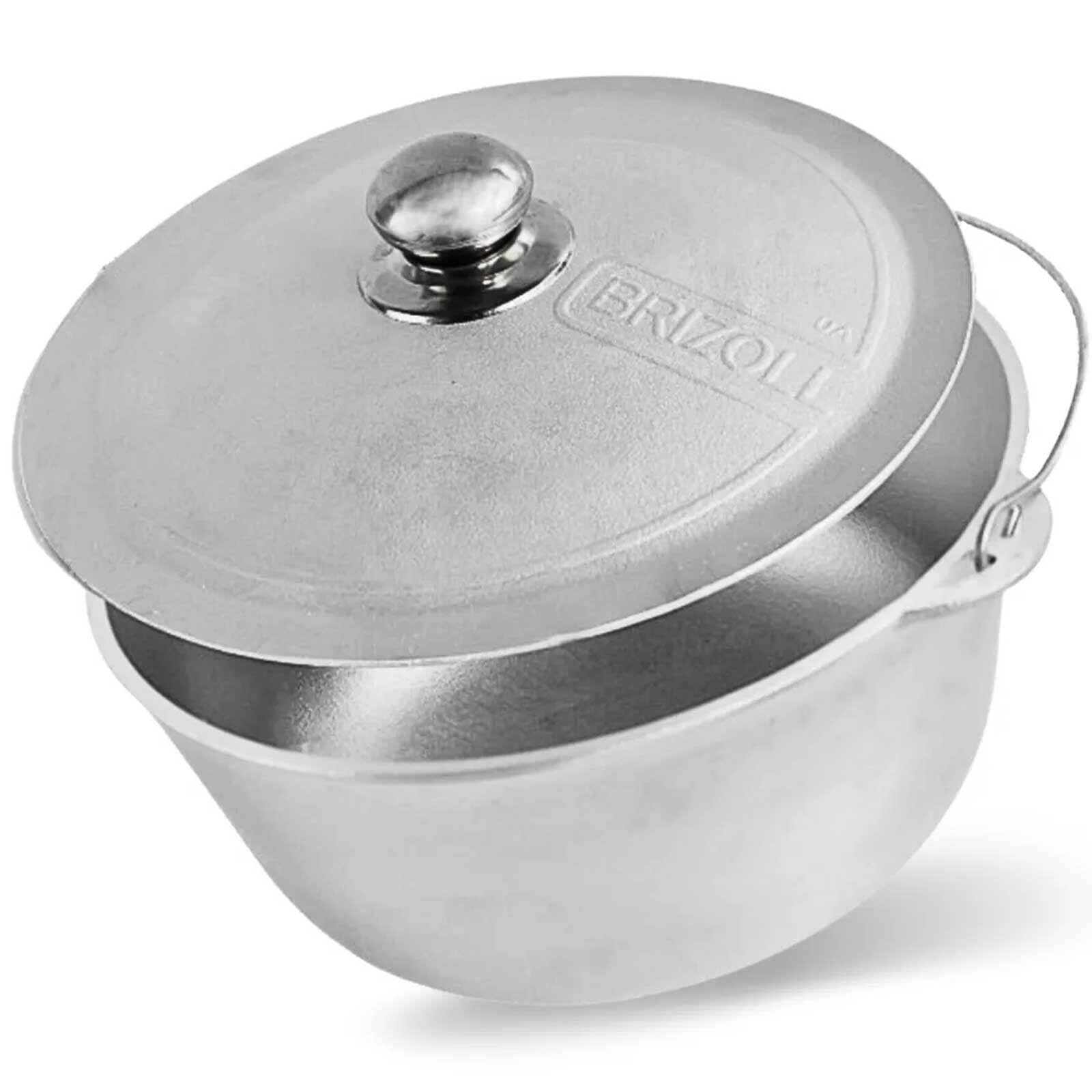 Kazan aluminio 10 L Kazan aluminio fundido a presión con soporte y tapa hervidor Asia olla estofada Tatarsky