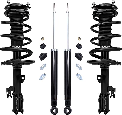 Miniatura 17 de Detroit Axle - Amortiguadores para Chevy Trailblazer EXT SSR GMC Envoy XL XUV Buick Rainier Saab 9-7x Isuzu Ascender 2 puntales delanteros con