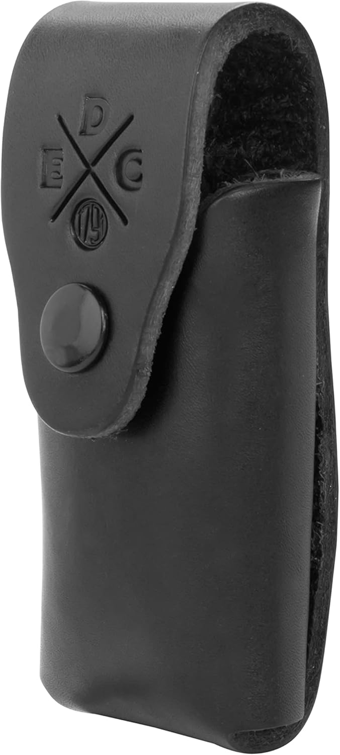 Multitool Sheath, American Leather Multitool Pouch for Belts with Snap - Compatible with Heavy Duty Leatherman, SOG and Gerber. Max Size = 4.5" Long