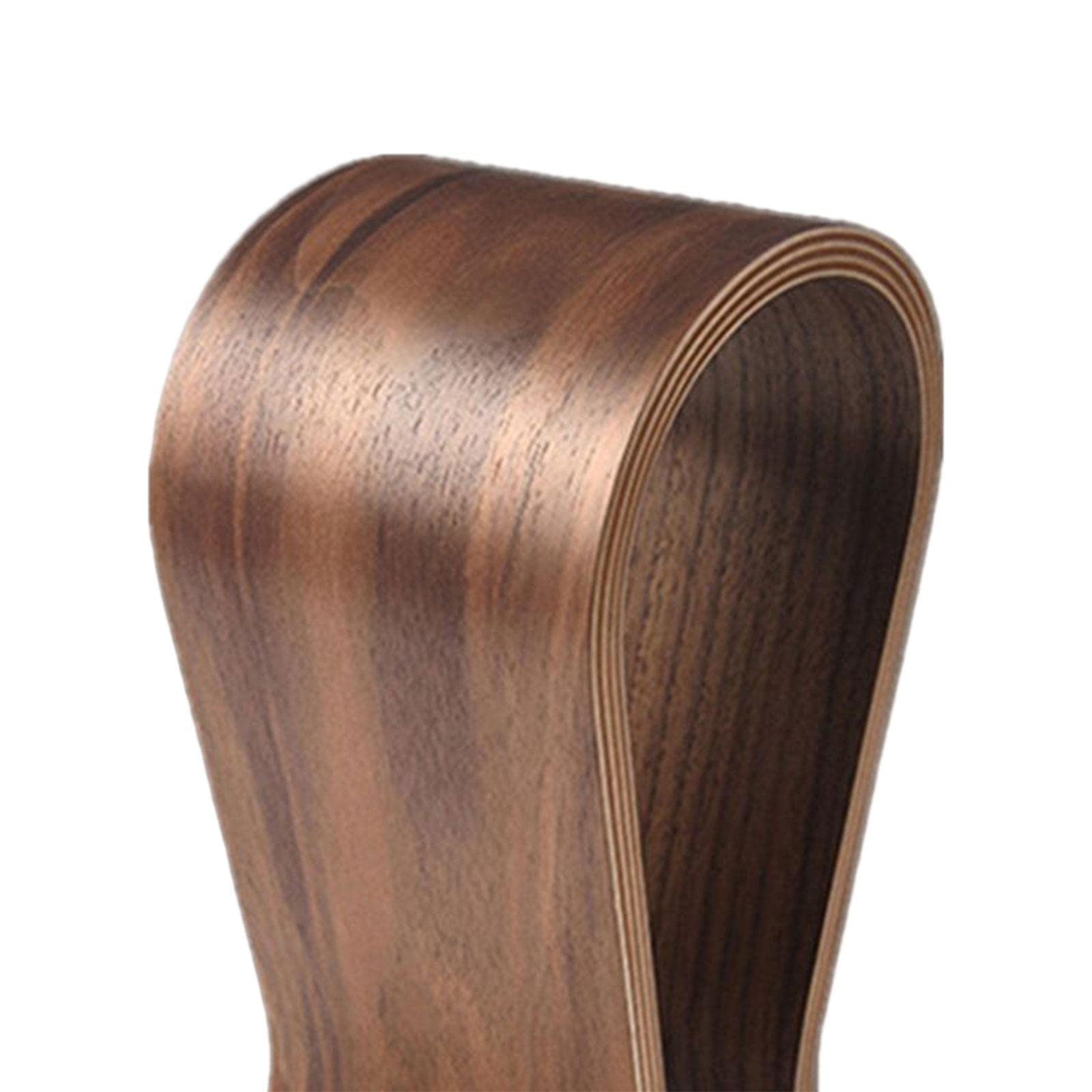 Set di 2 supporti universali per cuffie da tavolo, in legno, per marito, colore noce, 25 x 16 x 10 cm