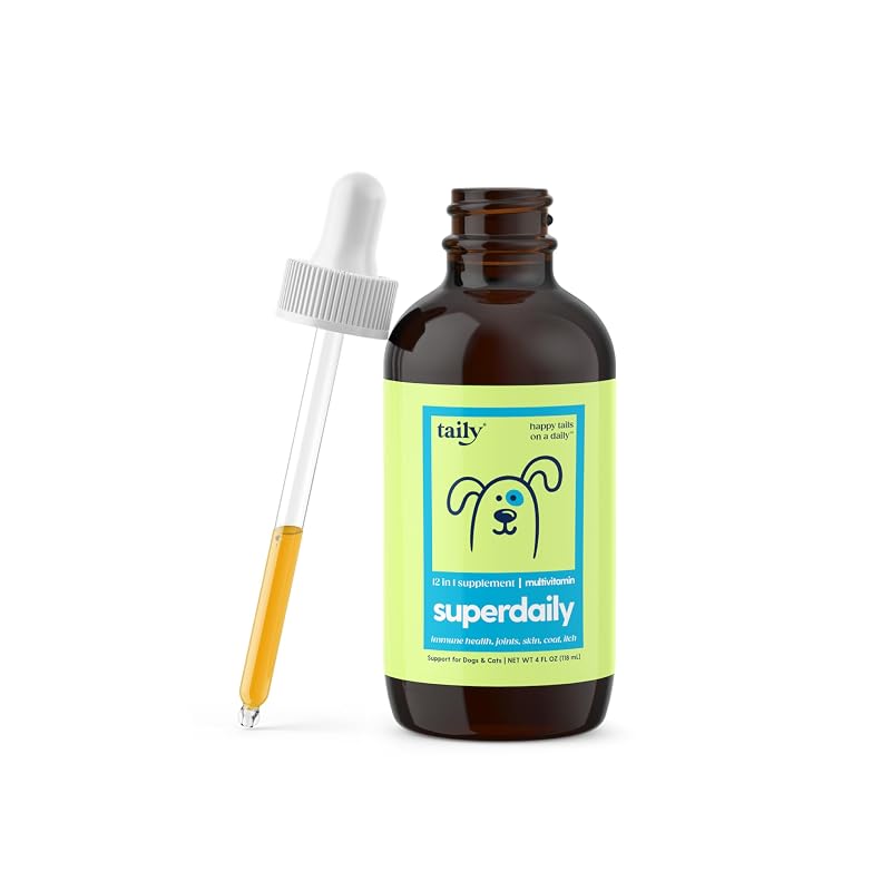 Multivitamínico líquido 12 em 1 para cães e gatos Taily SuperDaily 120 mL