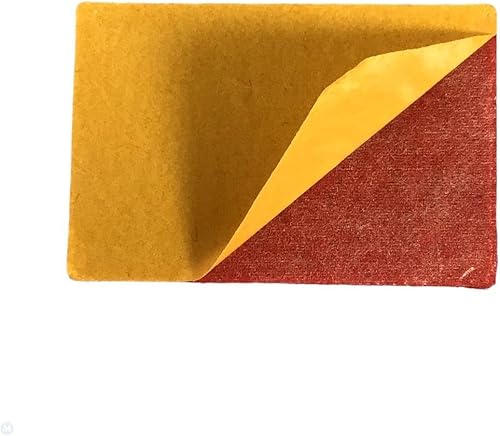 Miniatura 2 de Melody Jane Dolls Houses Tapete para puerta de casa de muñecas, diseño de Papá Noel, color rojo