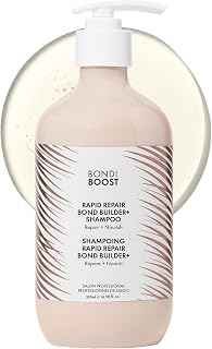 Rapid Repair Bond Builder + Shampoo for Damaged Hair [16.90 fl oz], Strengthening Formula for Restoring + Rebuilding Hair, Deep Conditioning + Nourishing Treatment for Healthier Results