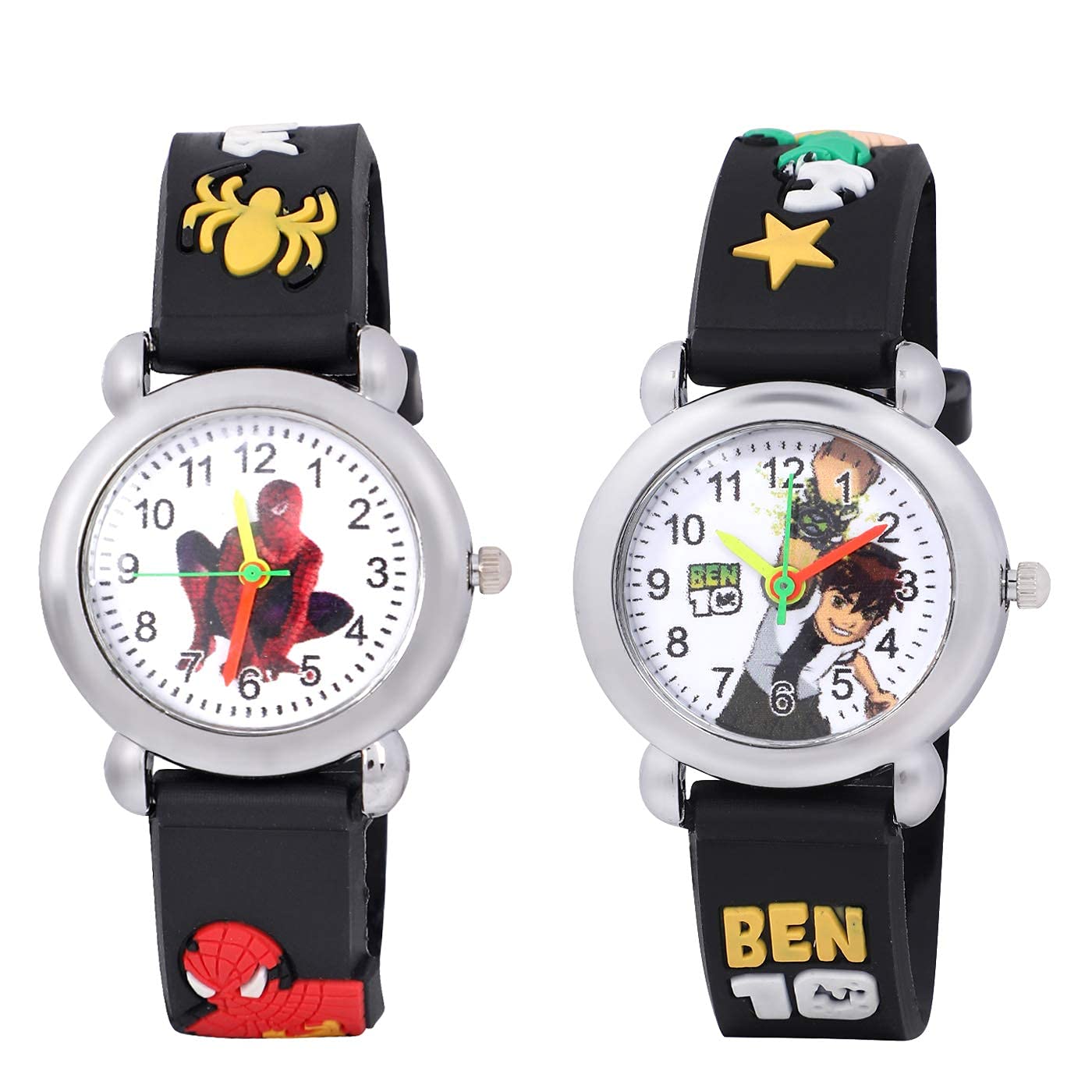 Emartos Spidermen and Ben10 Child Watch (Multicolored Dial) (B09F3HW95Q) Amazon Price History, Amazon Price Tracker