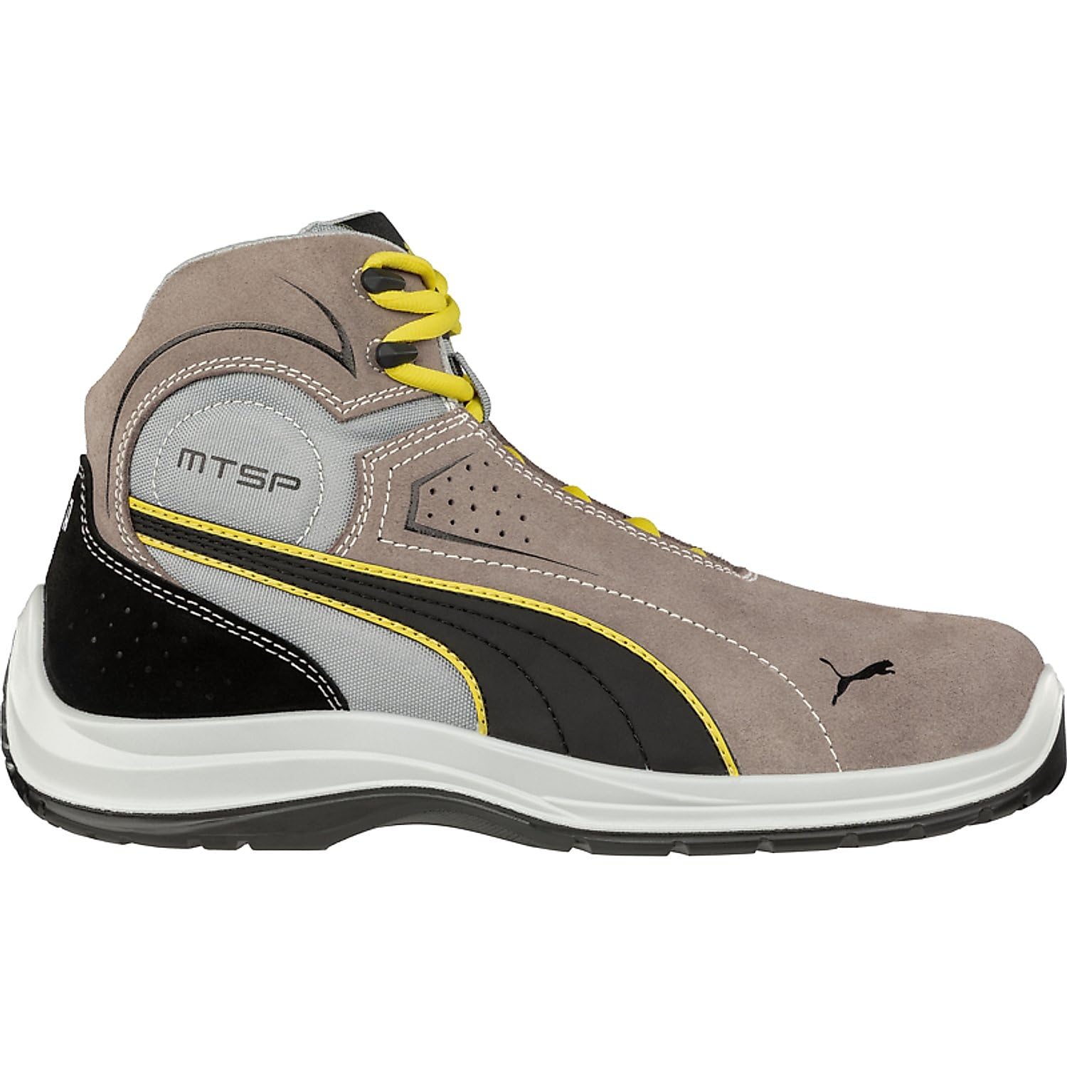 Puma Safety Touring Stone Mid Chaussures de Travail de sécurité S3 SRC avec Embout en Fibre de Verre, Protection Anti-Perforation, antidérapantes, sans métal, Unisexes