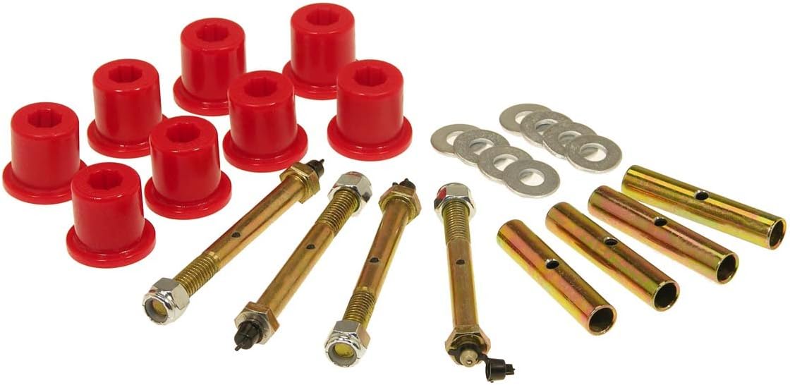 Prothane 1-814 Red Greasable Front Shackle Bushing Kit for CJ5, CJ7 and CJ8