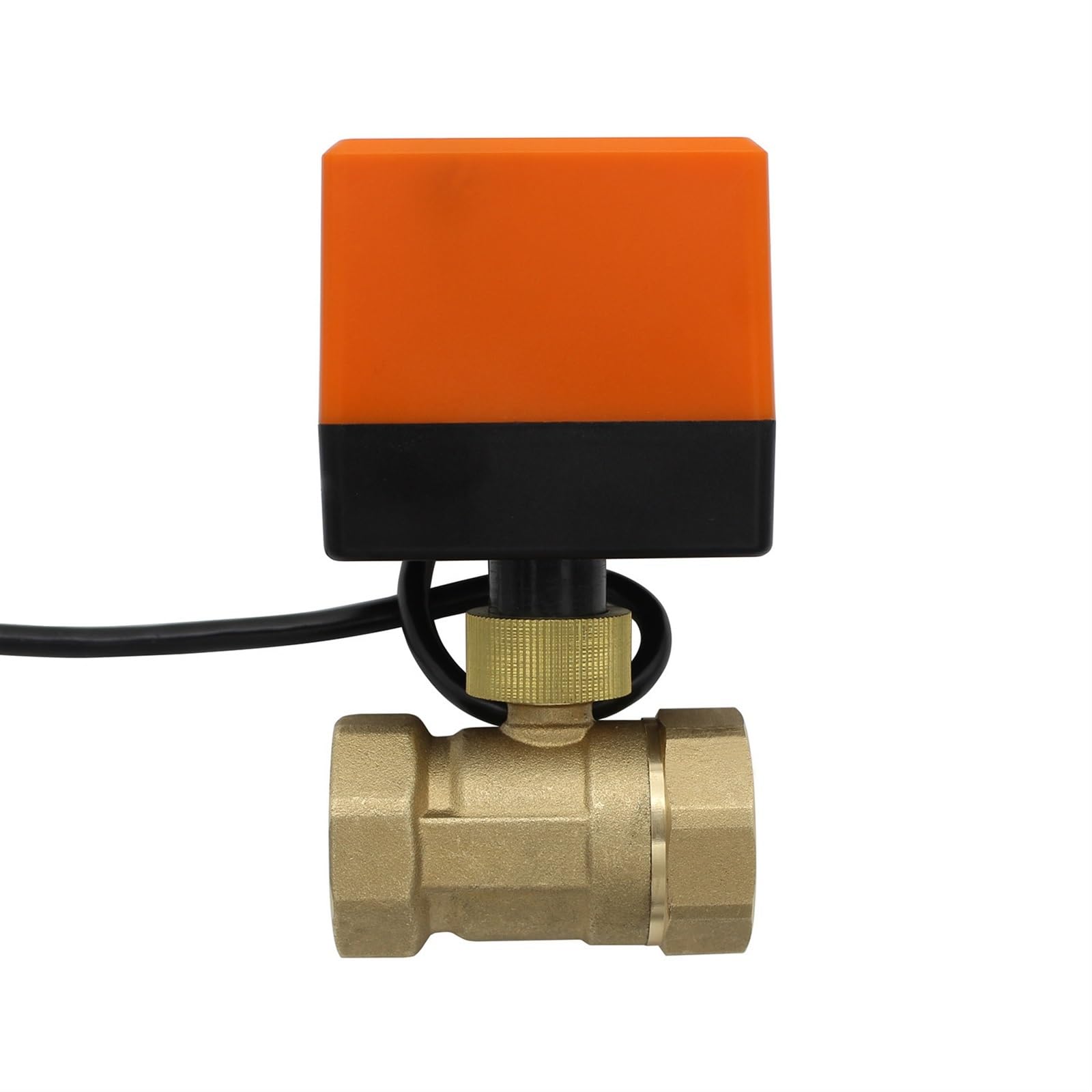 KKCZOFMJ AC220V AC24V DC24V DC12V thread brass ball valve Motorized Ball Valve Electric Ball Valve two-way valves DN25(DC12V)