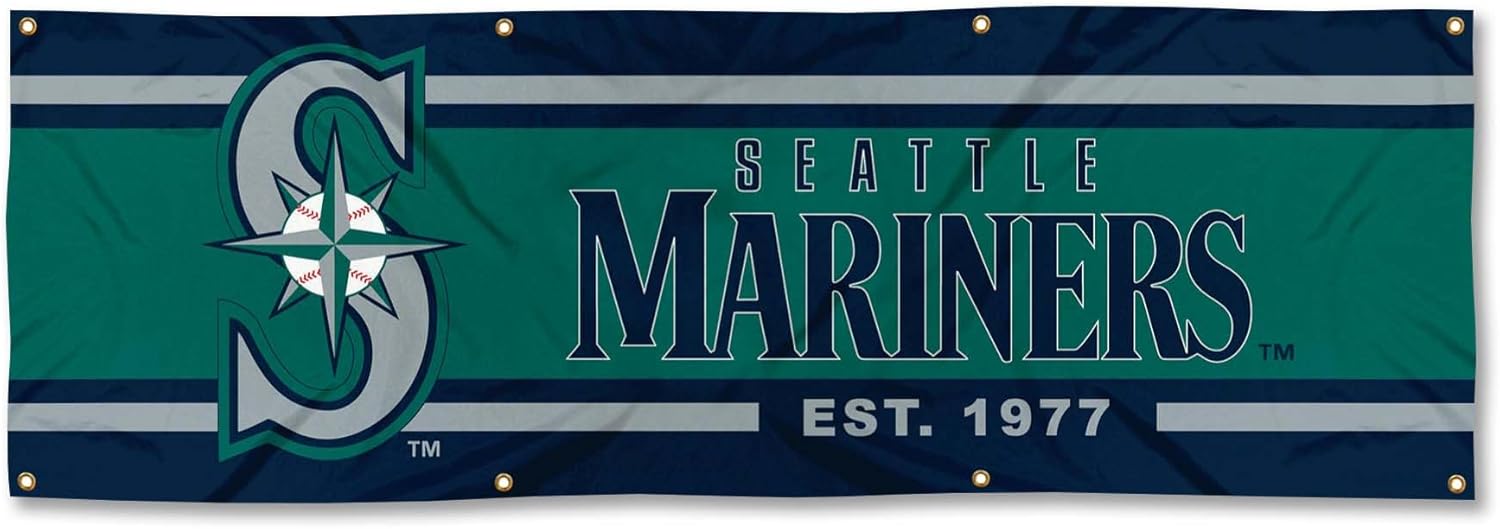 Seattle Mariners Large 2x6 Foot Banner