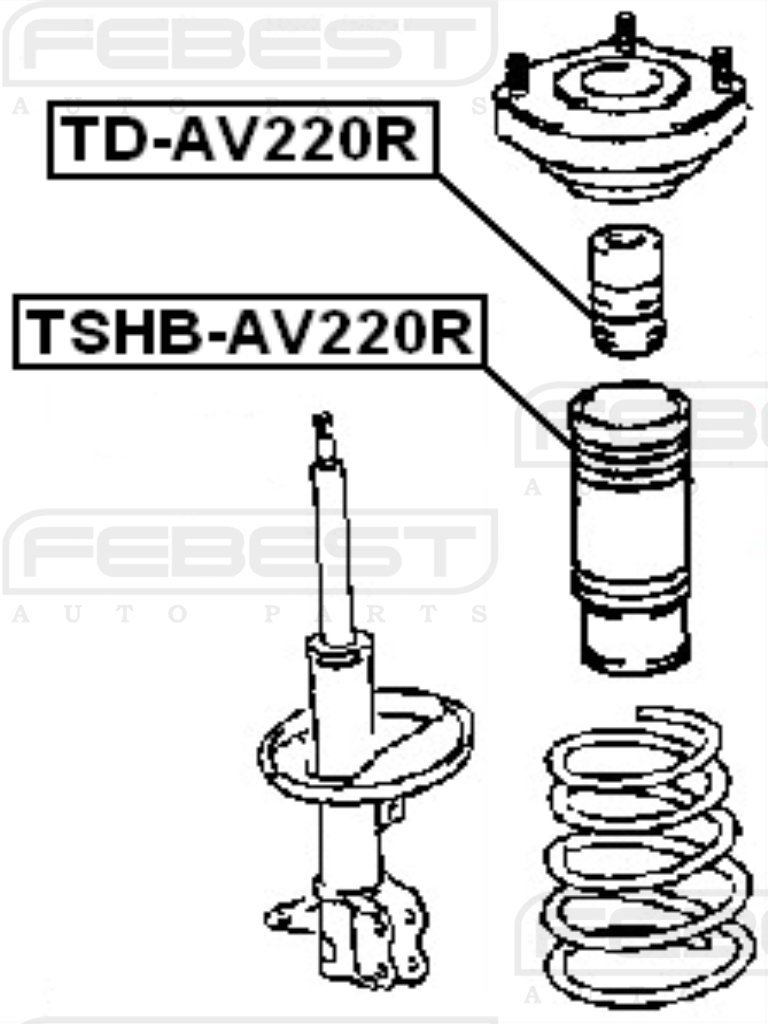 Amazon.com: 48754-05010 / 4875405010 - Rear Shock Absorber Boot 