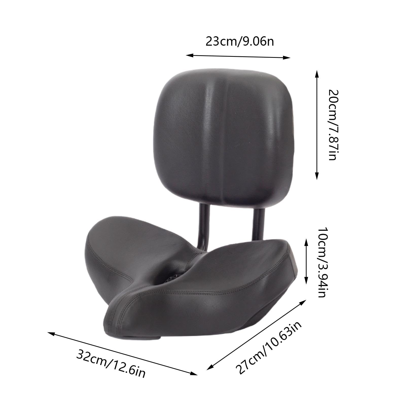 Wodoodporne ergonomiczne siodełko rowerowe, wygodne siodełko rowerowe, ergonomiczne siodełko rowerowe, wodoodporne wyściełane siodełko rowerowe dla mężczyzn i kobiet podróżujących na długich