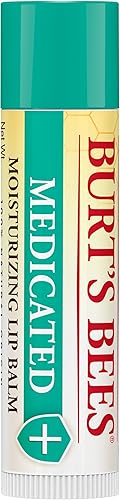 Miniatura 5 de Burt's Bees Bálsamo labial medicado, con aceite de eucalipto y mentol, sin tinte, cuidado de labios de origen natural, 2 tubos, 0.15 onzas.