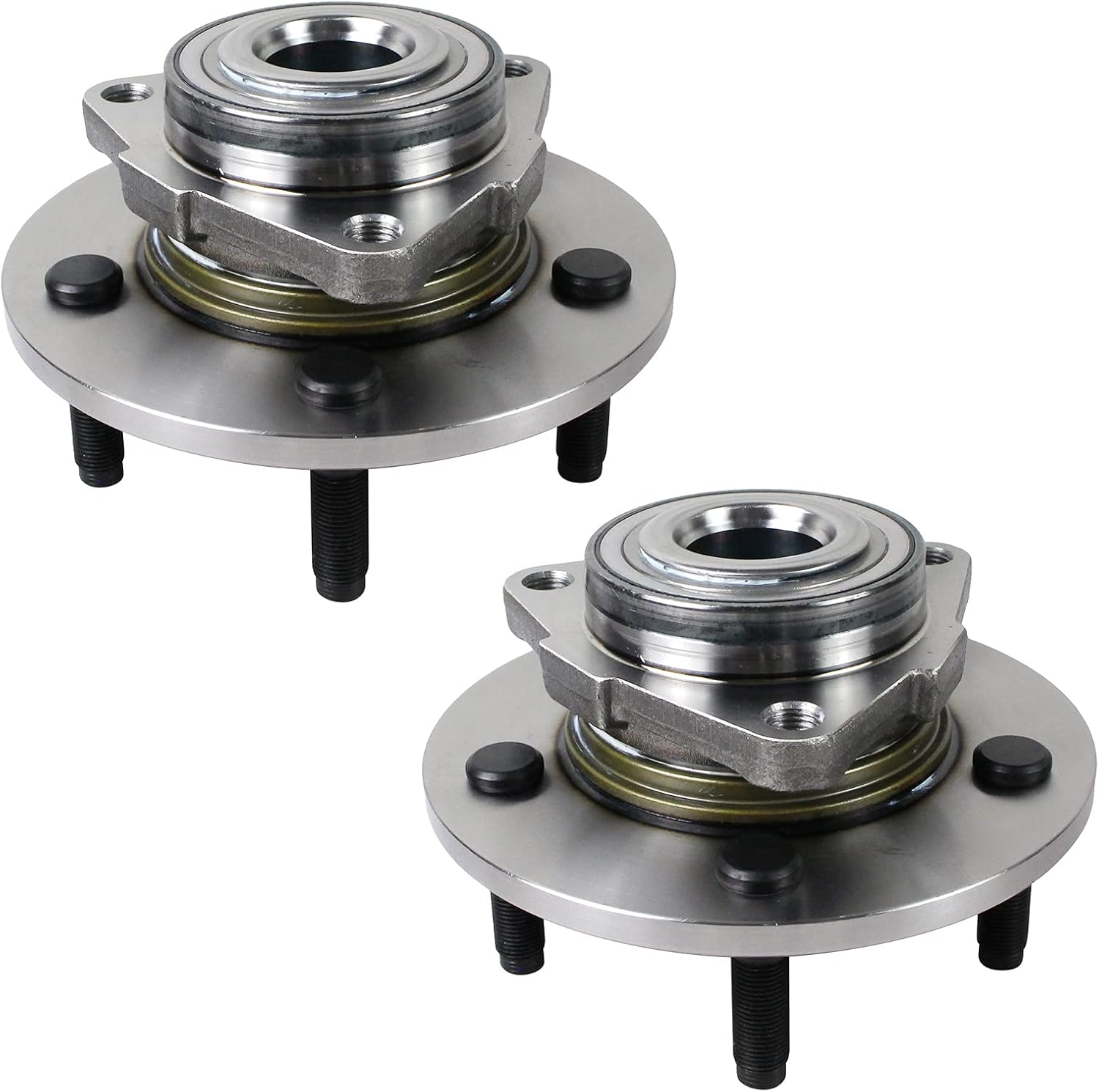 PAROD Pair 515072 Front Wheel Hub and Bearing Assembly Compatible with 2002-2008 Dodge Ram 1500, 5 Lugs