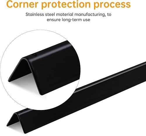 Miniatura 5 de NEURARC Paquete de 9 barras aromatizantes de repuesto para parrillas de gas Weber Summit E-420 S-420, placa de calor de 18 pulgadas para Weber