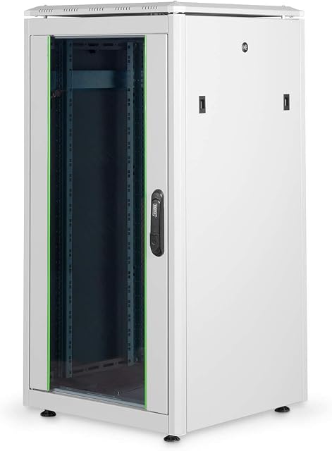 DIGITUS Network Rack, Lacquered-Grey, 22HE-60 Breit-60 cm Tief