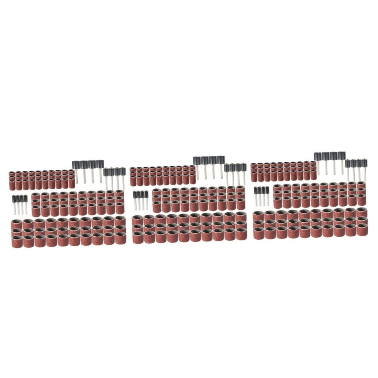 Accessoires de meulage polyvalents et bandes abrasives pour mini ponceuse rotative, 306 pièces